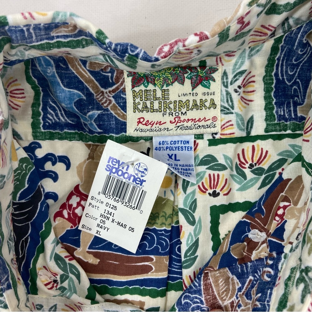 Reyn Spooner Mele Kalikimaka limited issue Hawaiian traditional Christmas XL - Picture 4 of 8